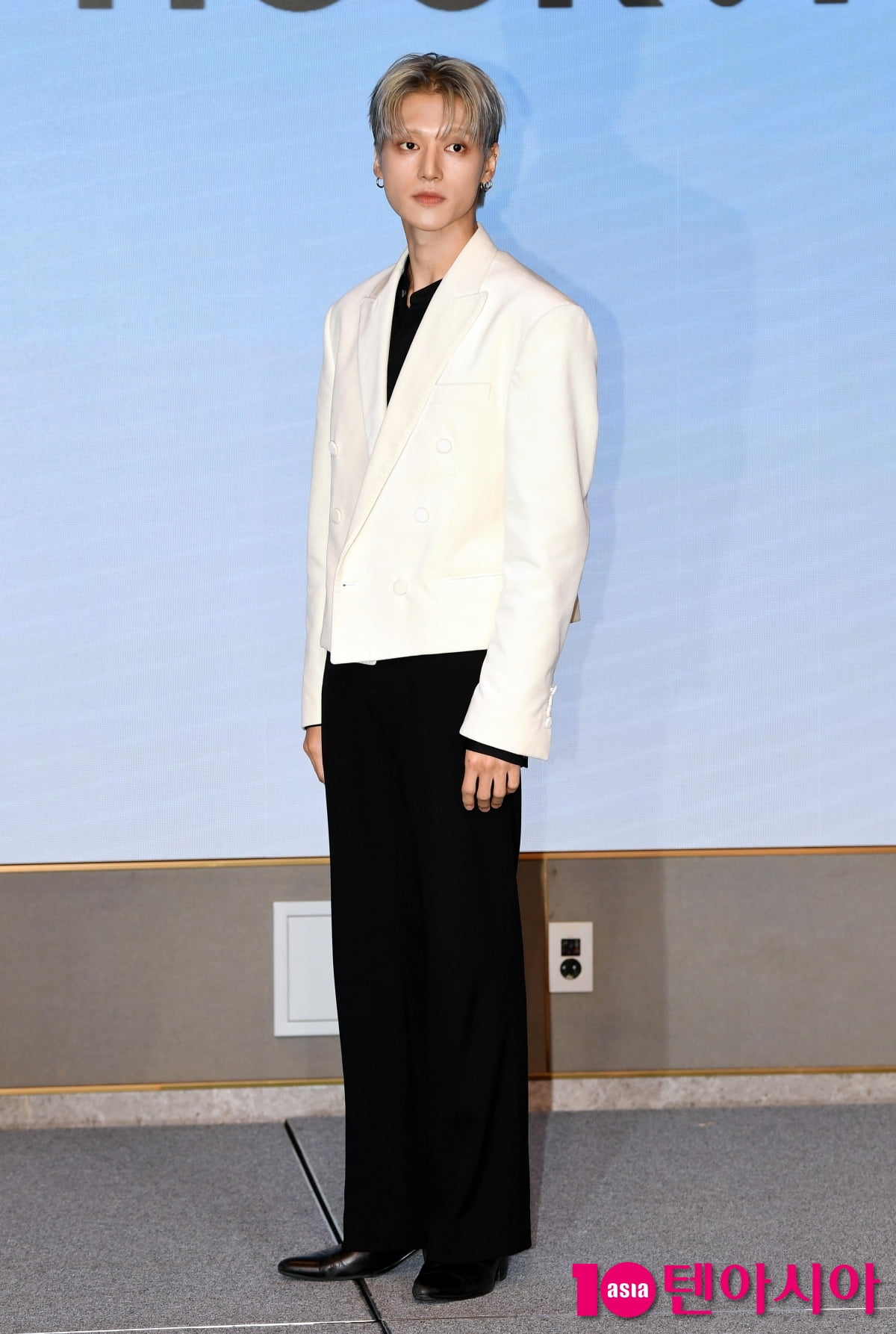 ATEEZ's Wooyoung Attends Press Conference for 'GOLDEN HOUR: Part.3' in Seoul