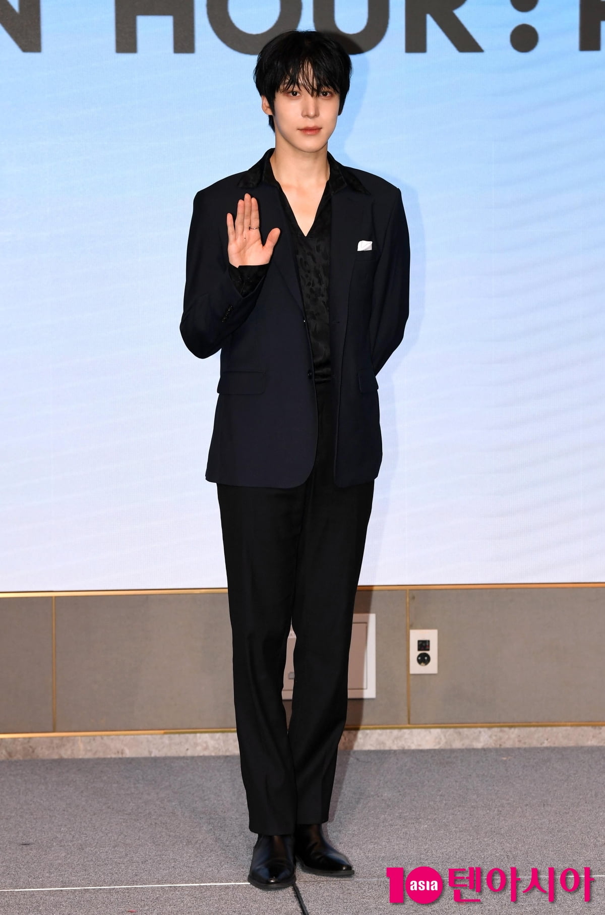 ATEEZ's Yunho Attends Press Conference for Mini Album 'GOLDEN HOUR: Part.3'