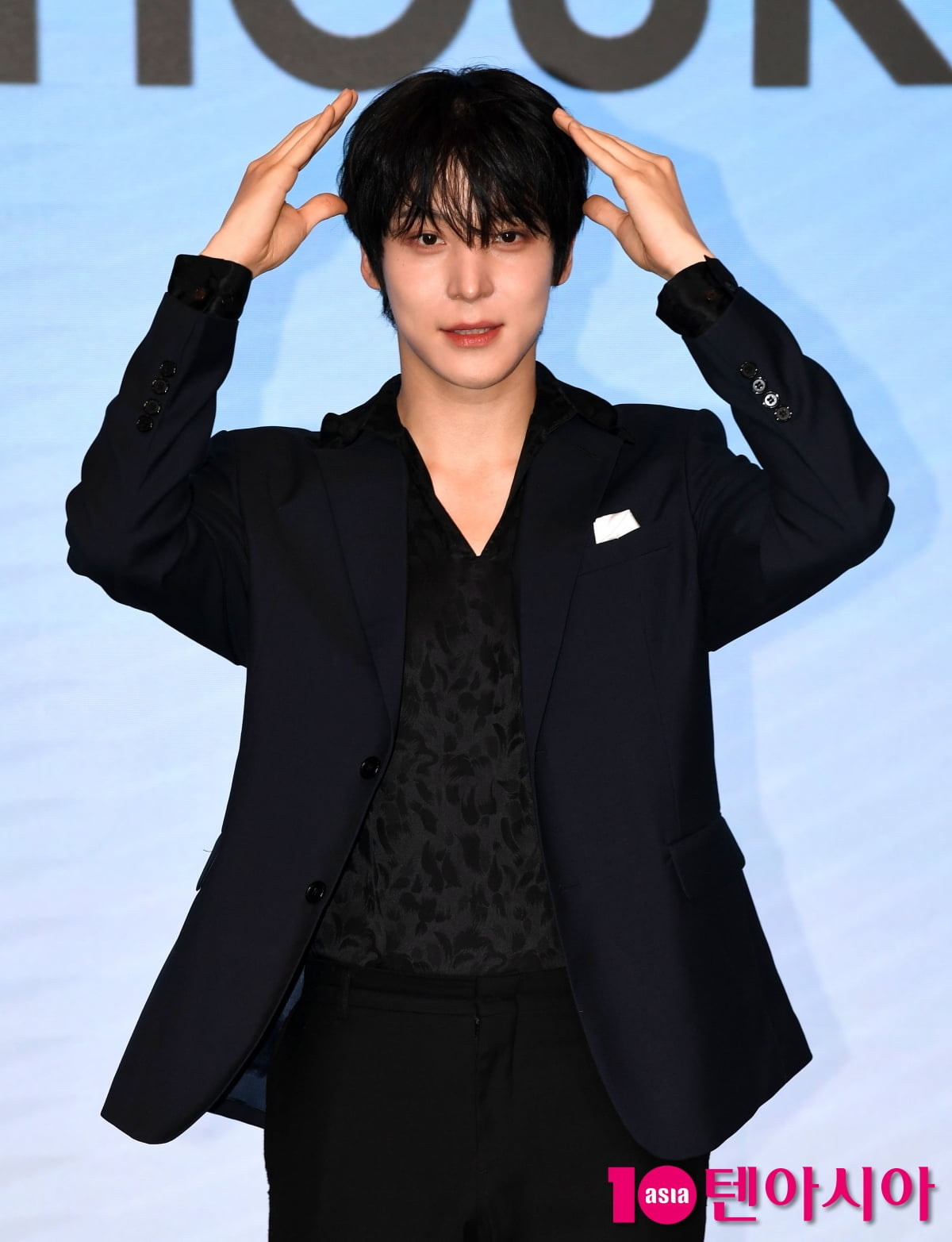 ATEEZ's Yunho Attends Press Conference for Mini Album 'GOLDEN HOUR: Part.3'