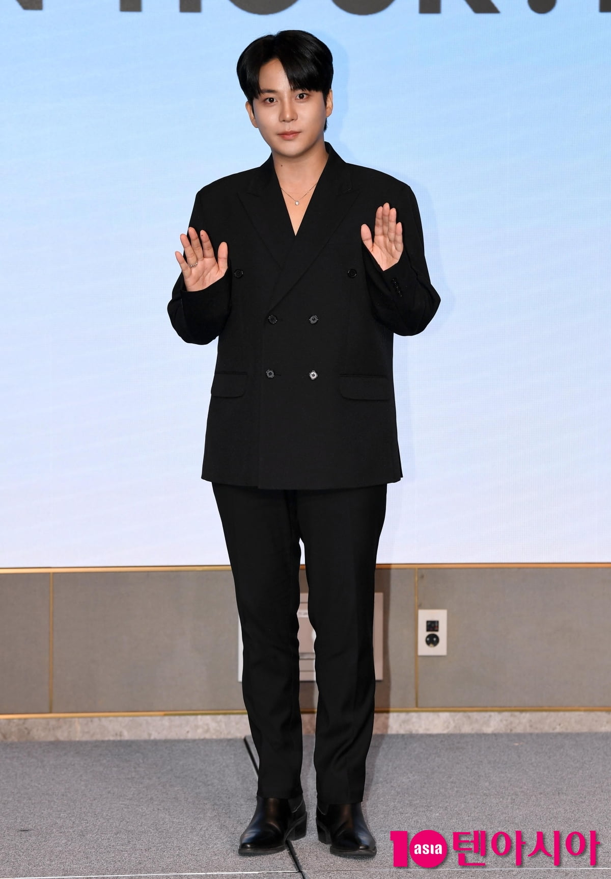 ATEEZ's Jongho Attends Press Conference for Mini Album 'GOLDEN HOUR: Part.3'