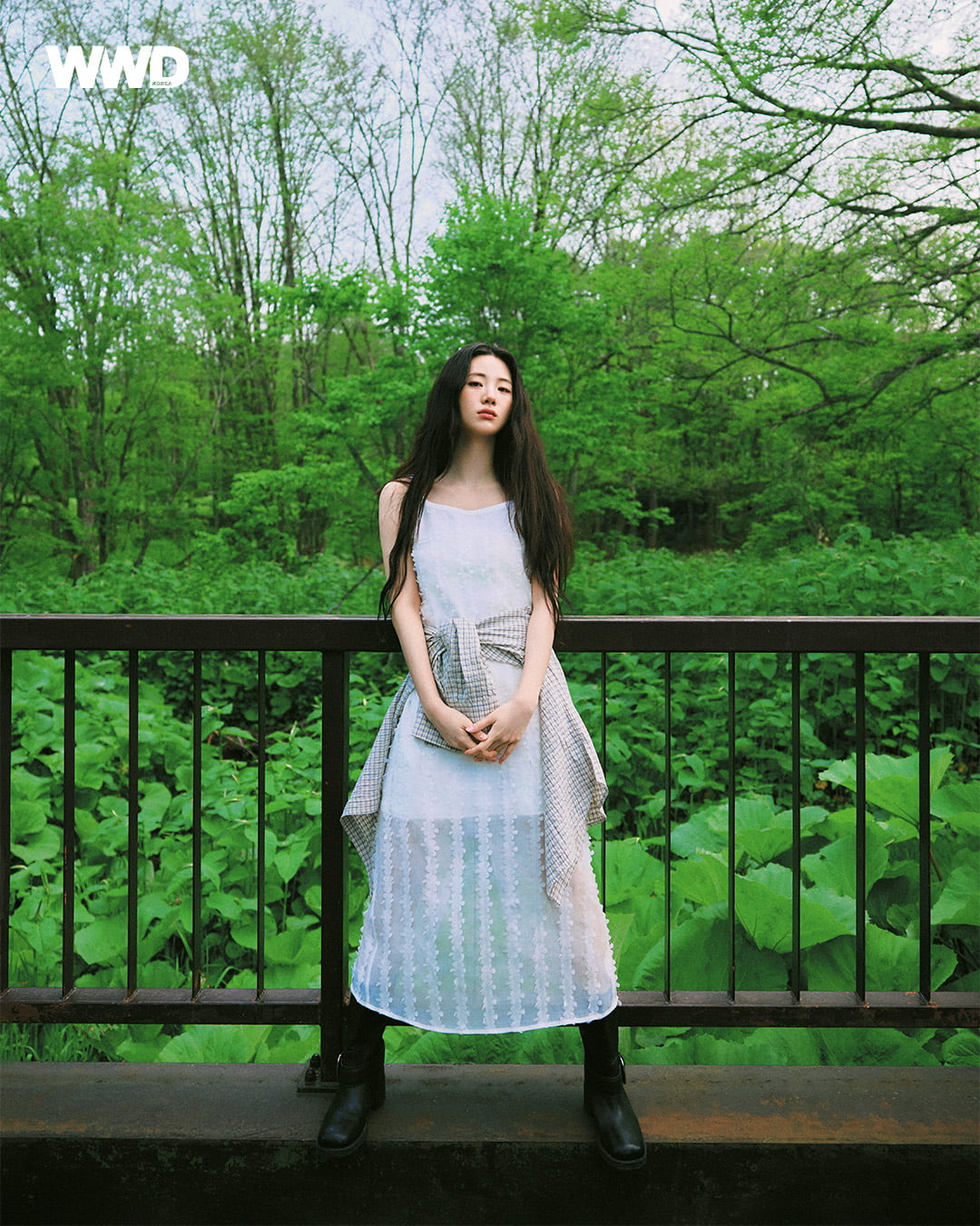 Actress Cynthia Shines in WWD Korea Amidst Dating Rumors with THE BOYZ's Juyeon