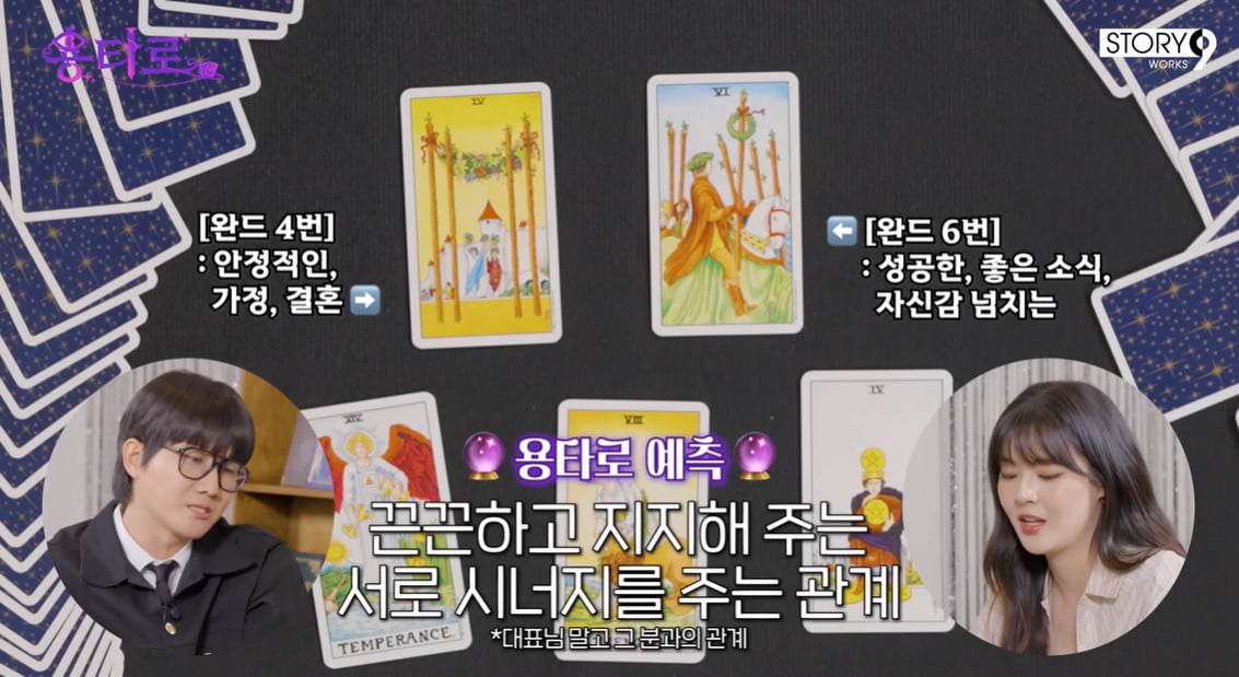 Lee Sun-bin Explores Relationship Compatibility with Lee Kwang-soo on Tarot Reading Show