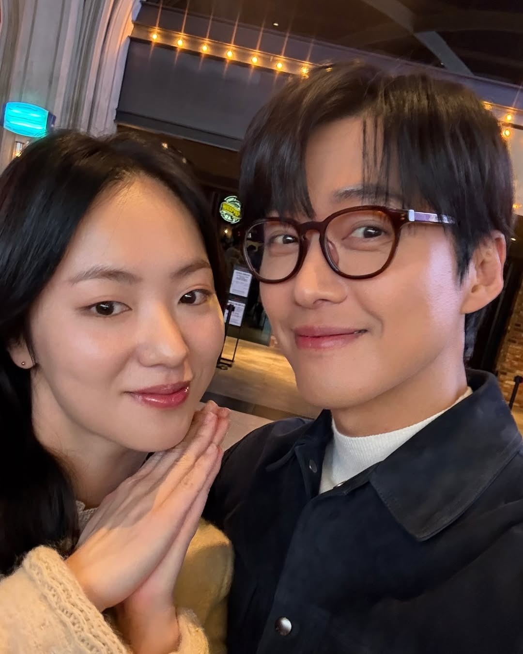 Namkoong Min Shares Charming Selfies with Co-Star Jeon Yeo-bin from 'Our Movie'