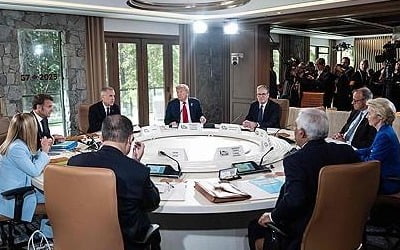 트럼프 2기 첫 G7 회의 첫발부터 마찰음…7년 전 파행 재현되나