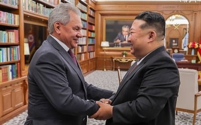 [속보] 러 쇼이구, 평양서 2주만에 김정은 다시 만나