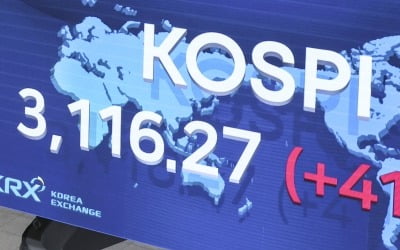 [포토] 코스피 1.3% 올라 3,110대 마감