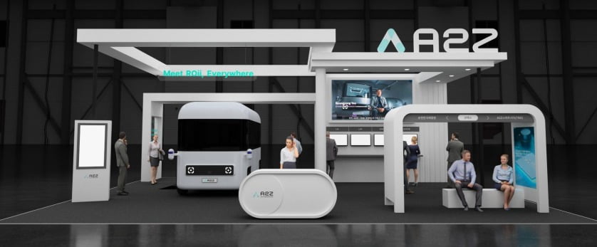 오토노머스에이투지 2025 AME 부스 조감도/사진=오토노머스에이투지 제공