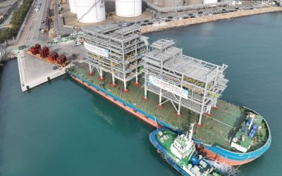 샤힌 프로젝트 ‘순항’…DL이앤씨, 핵심구조물 설치 완료