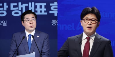 “친위쿠데타 기도” “당 대표 선거 어려운 모양”…박찬대·한동훈 신경전