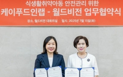 케이푸드인랩, 취약아동 도시락 위생 안전 돕는다