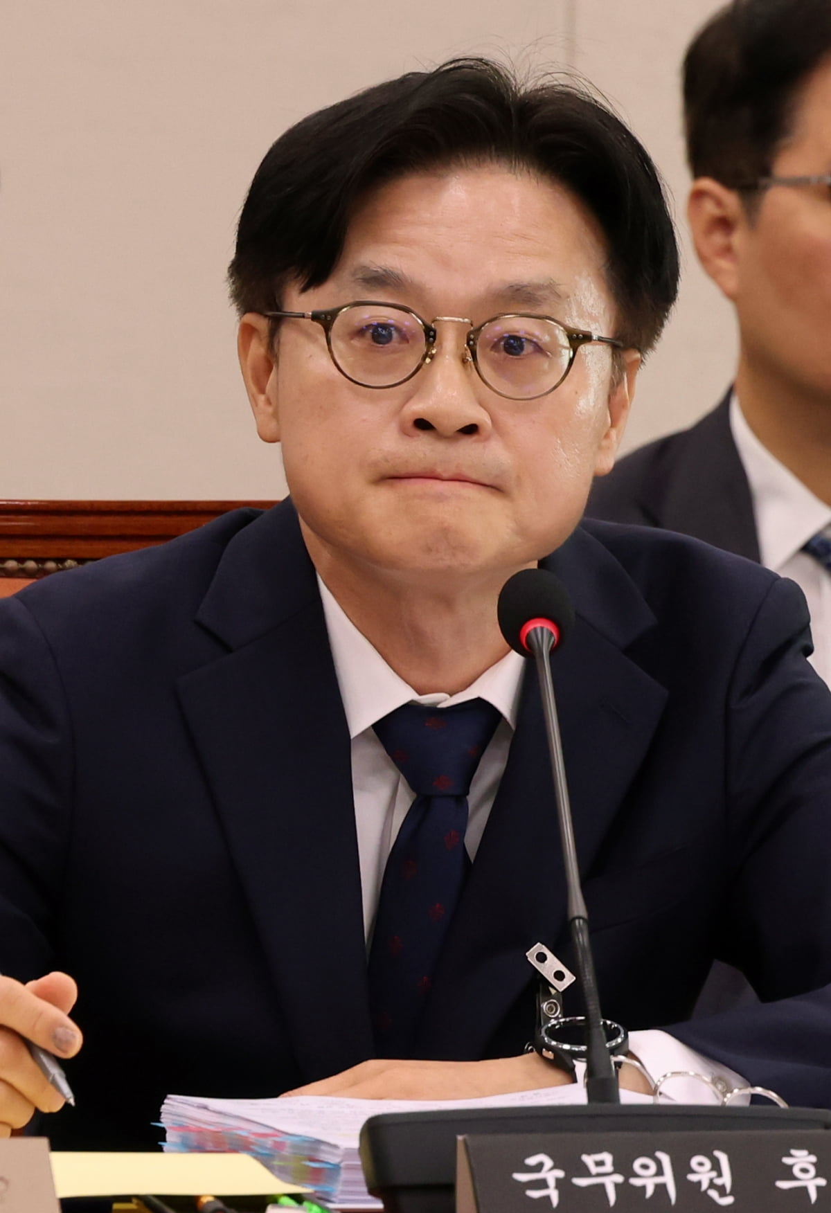 [포토] 질문에 답하는 김정관 산업통상자원부 장관 후보자