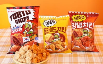 오리온, ‘꼬북칩 양념치킨맛’ 한미 첫 동시 출시