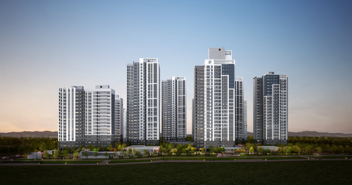 경기 하남시 교산 푸르지오 더 퍼스트 투시도. 대우건설 제공