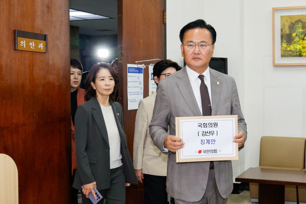 국힘, '보좌진 갑질' 강선우 징계요구안 제출
