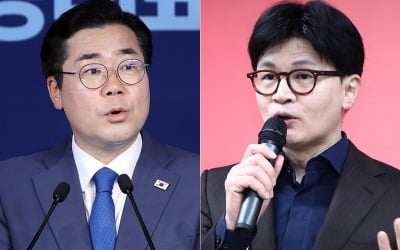 "친위쿠데타 기도" "당 대표 선거 어려운 모양"…박찬대·한동훈 신경전