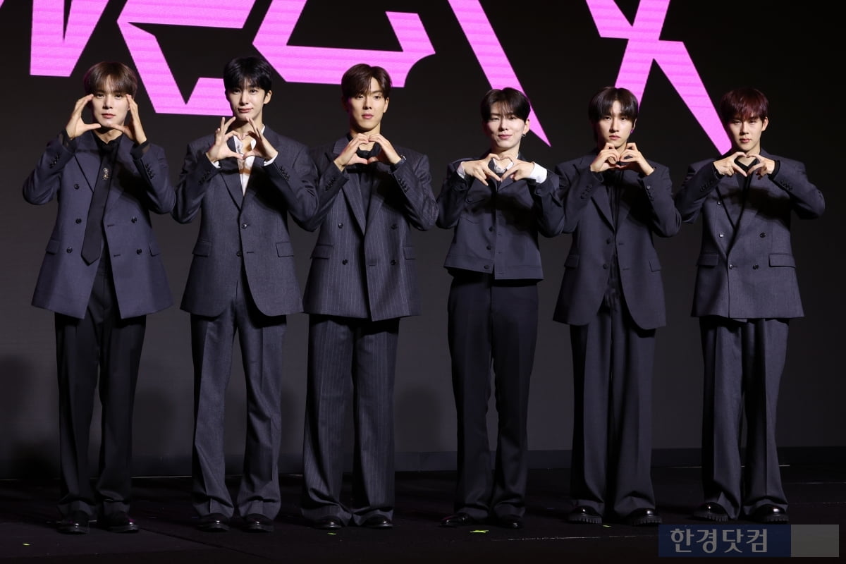 [포토] 몬스타엑스, '드디어 완전체로 복귀'