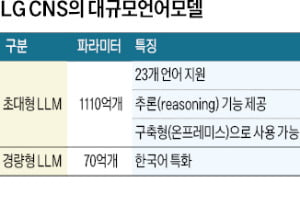 LG CNS, 추론형 LLM 개발…"에이전틱 AI 본격화"
