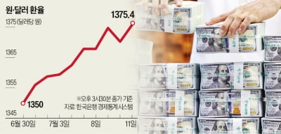 대외변수 따라 환율 1355~1385원 사이 오갈 듯