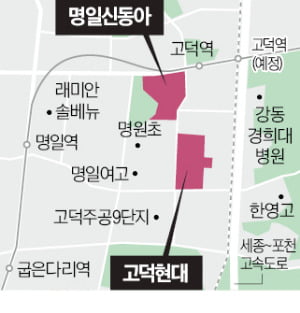 강동구 명일동에 5900가구…재건축 본격화