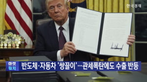 반도체·자동차 '쌍끌이'...관세폭탄에도 수출 반등