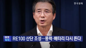 RE100 산단 조성...풍력·배터리 다시 뜬다