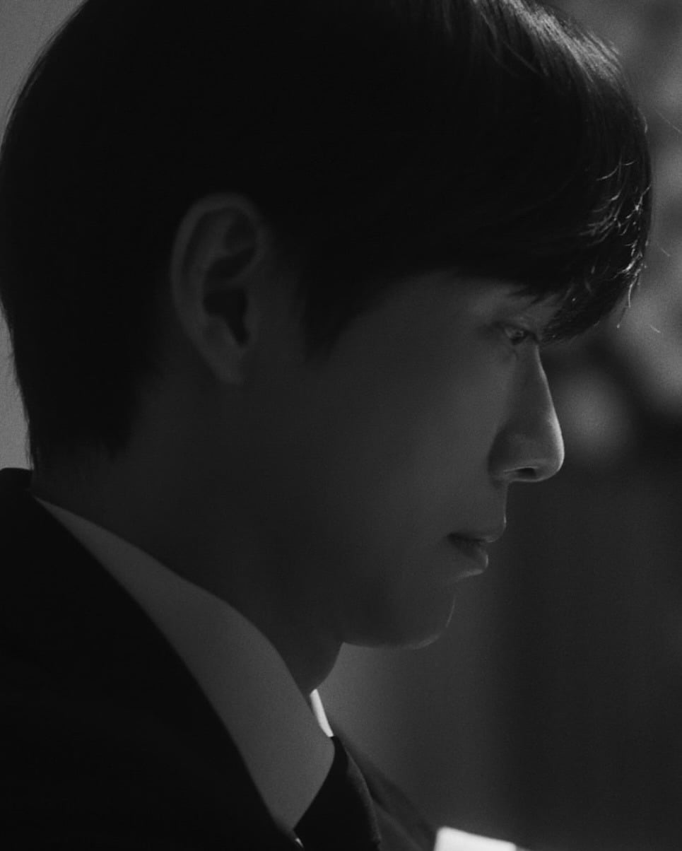 Korean Actor Namkoong Min Captivates Fans with Striking Black-and-White Visuals