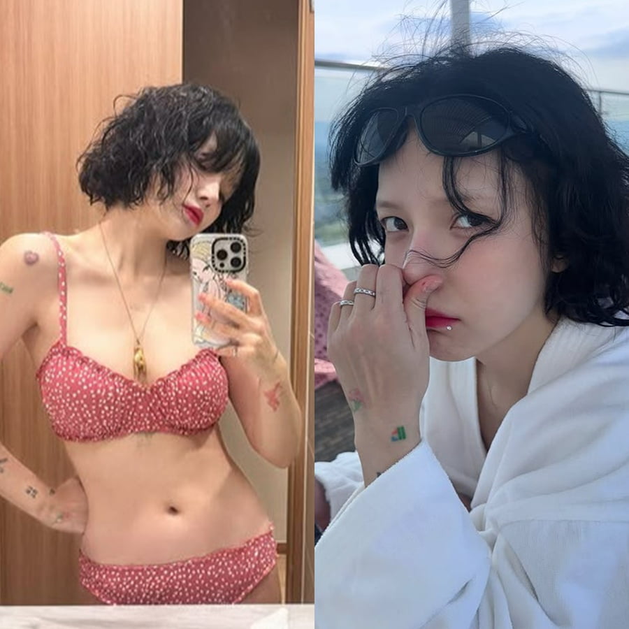 Former AOA Member Jimin Shares Summer Fun and Tattooed Look on Instagram