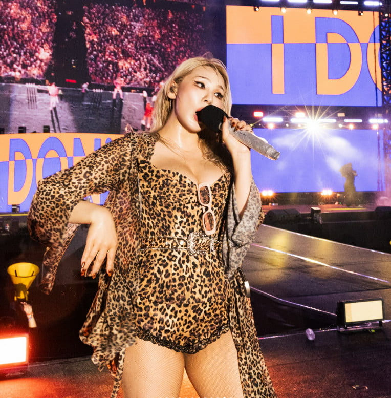 2NE1 Heats Up the Stage at Waterbomb Festival in Seoul