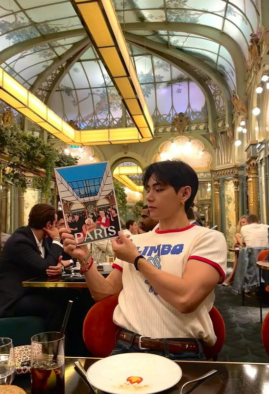 BTS's V Shares Final Glimpses of Paris Amidst Luxury Brand Event