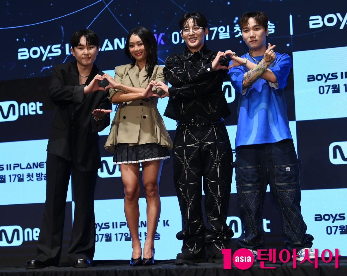 イム・ハンビョル、ヒョリン、ペク・グヨン、ジャスディスがMnet『ボーイズ 2 プラネット』制作発表会に登場