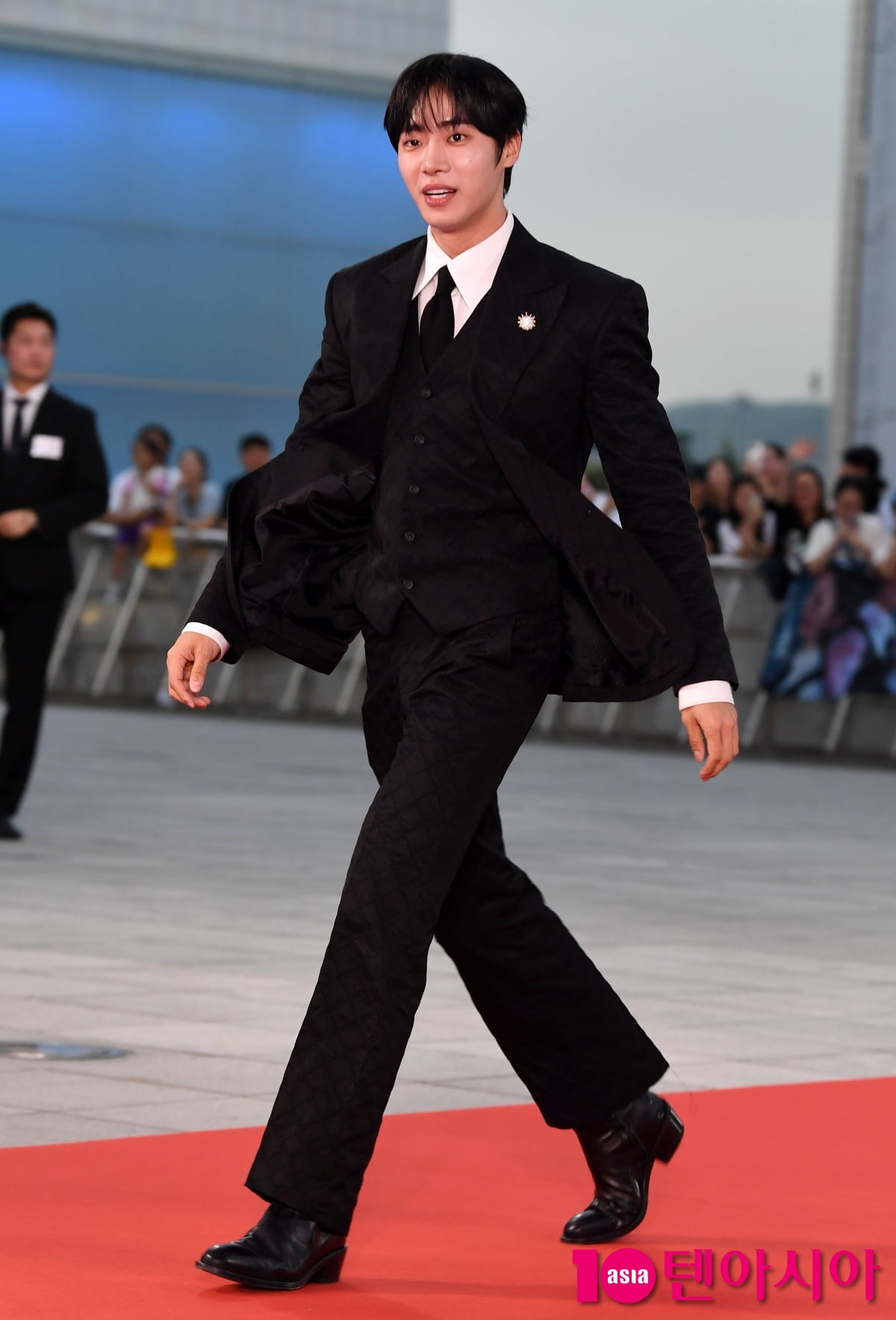 Chu Young-woo Graces the Red Carpet at the 4th Blue Dragon Series Awards
