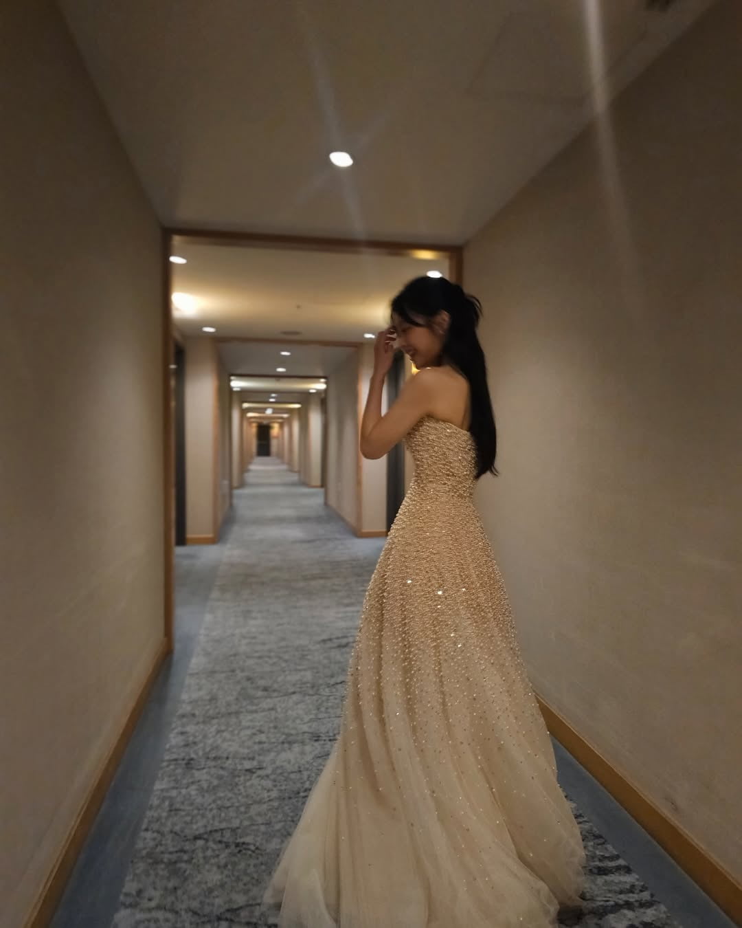 Park Bo-young Stuns in Dazzling Sequin Dress at Blue Dragon Series Awards