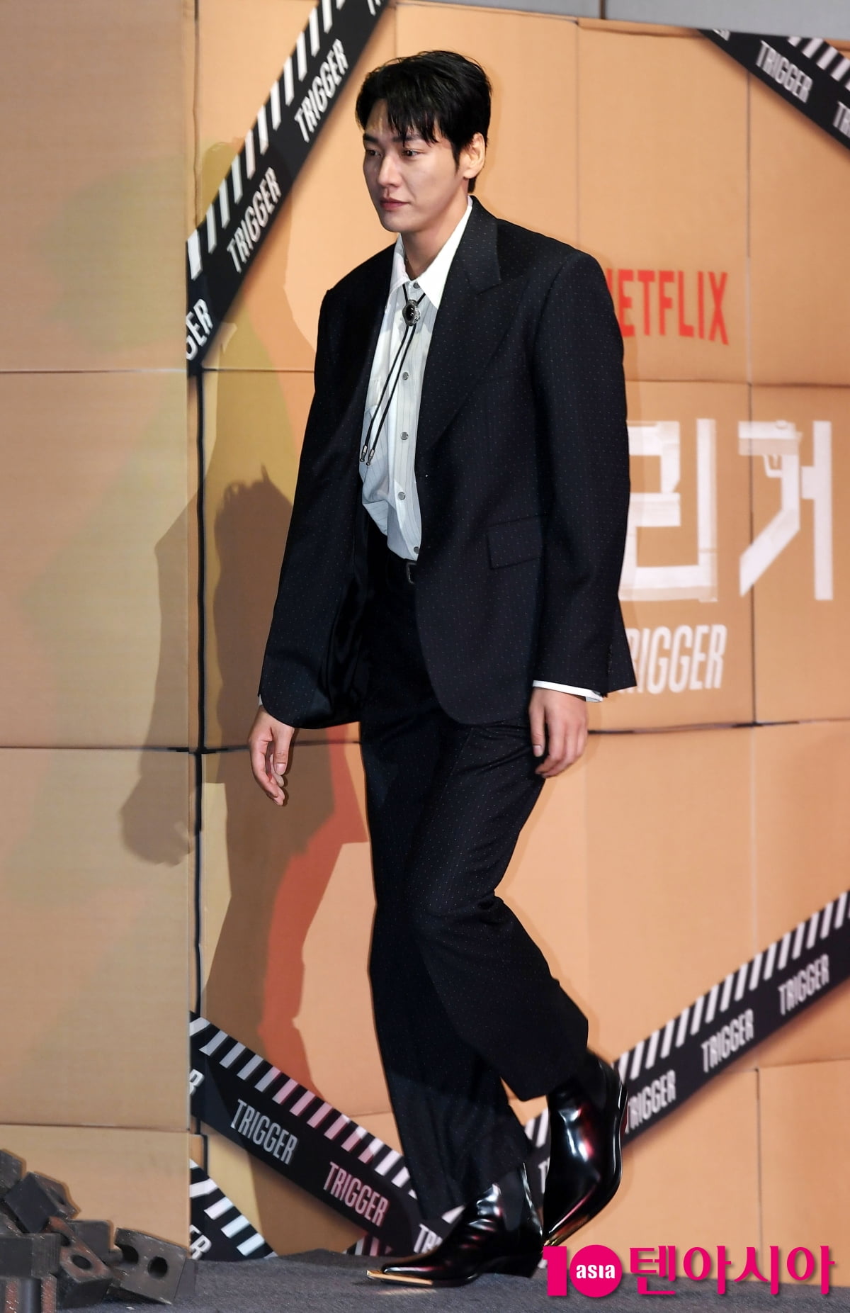 Kim Young-kwang Attends Netflix Series 'Trigger' Press Conference in Seoul
