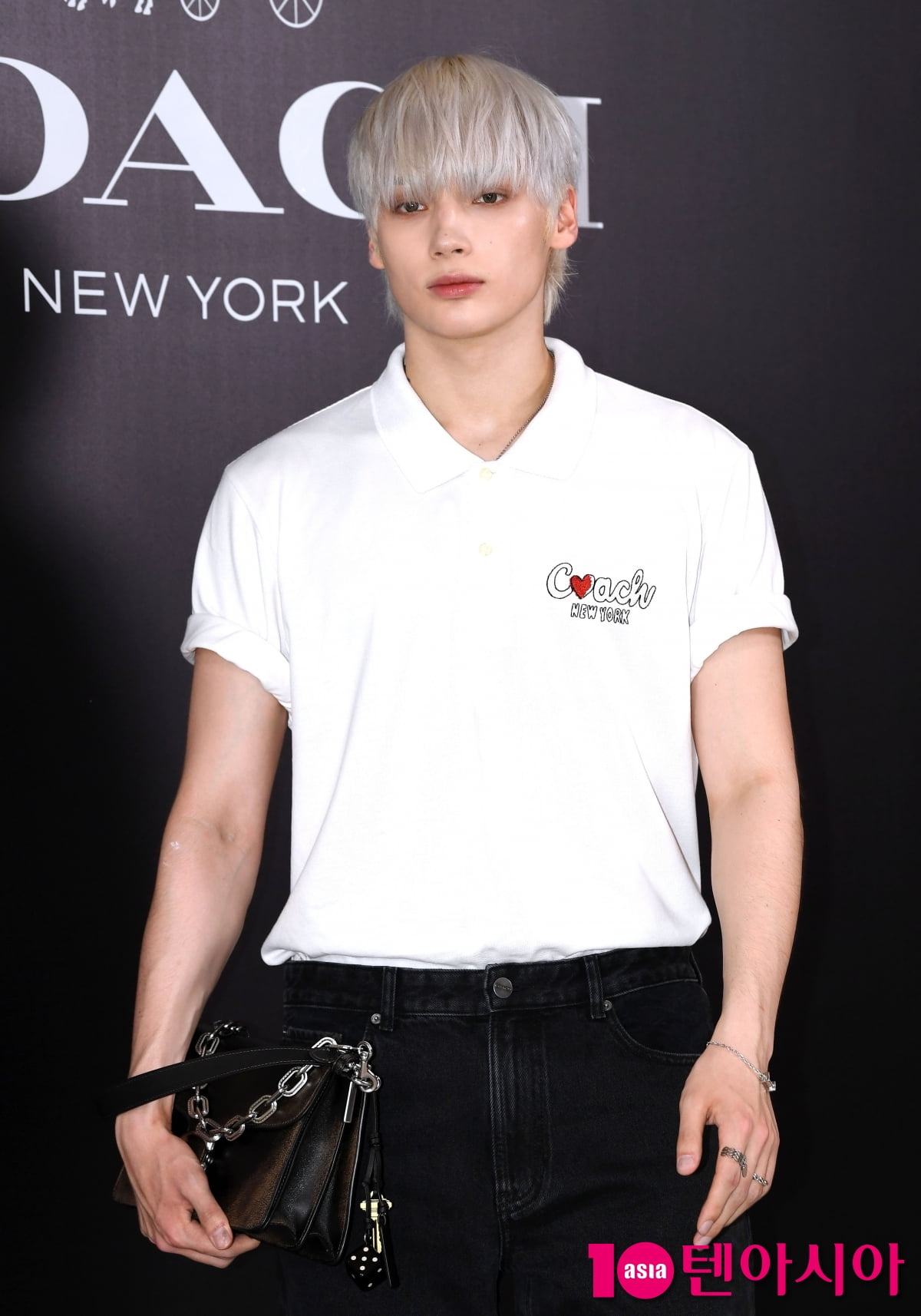 TXT's Huening Kai Attends COACH Store Opening in Seoul