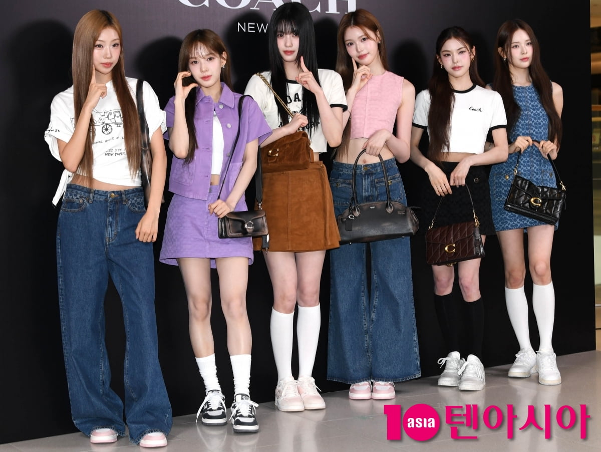 K-Pop Group Izna Shines at COACH Brand Opening in Seoul