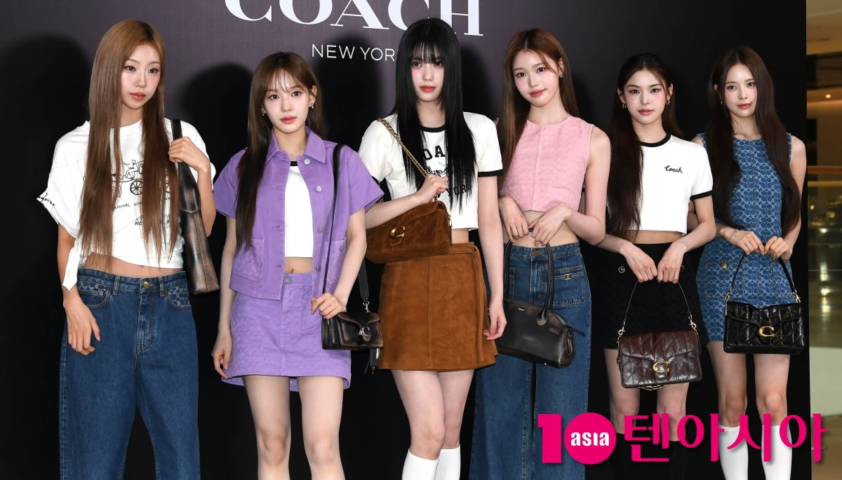 K-Pop Group Izna Shines at COACH Brand Opening in Seoul