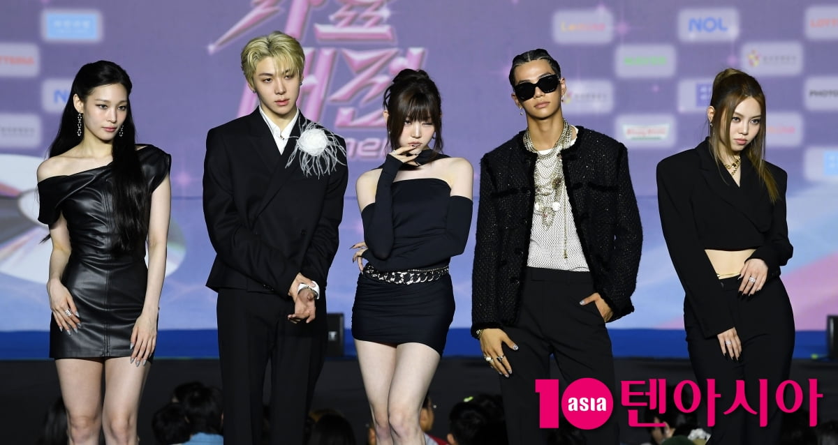 All Day Project Shines at '2025 SBS Gayo Daejeon Summer' Blue Carpet Event