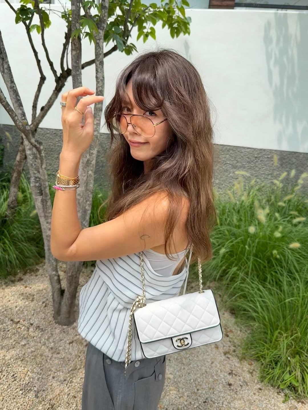 Korean Actress Chae Jung-an Stuns with Effortless Style and Beauty on Social Media