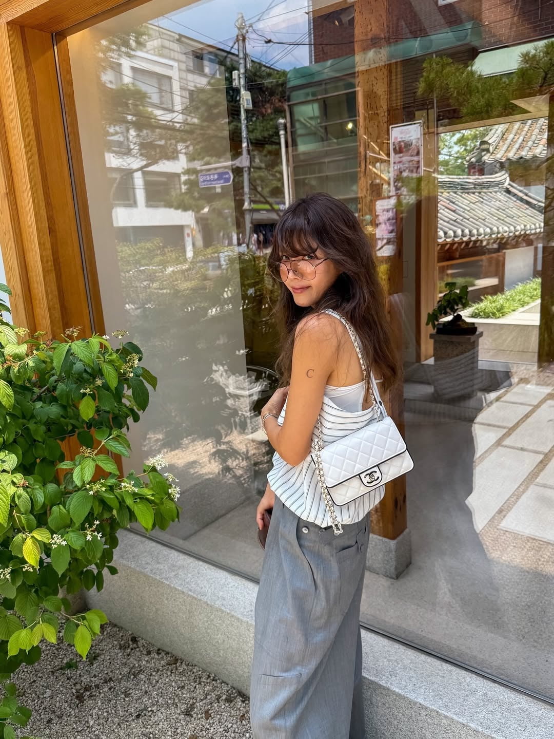 Korean Actress Chae Jung-an Stuns with Effortless Style and Beauty on Social Media