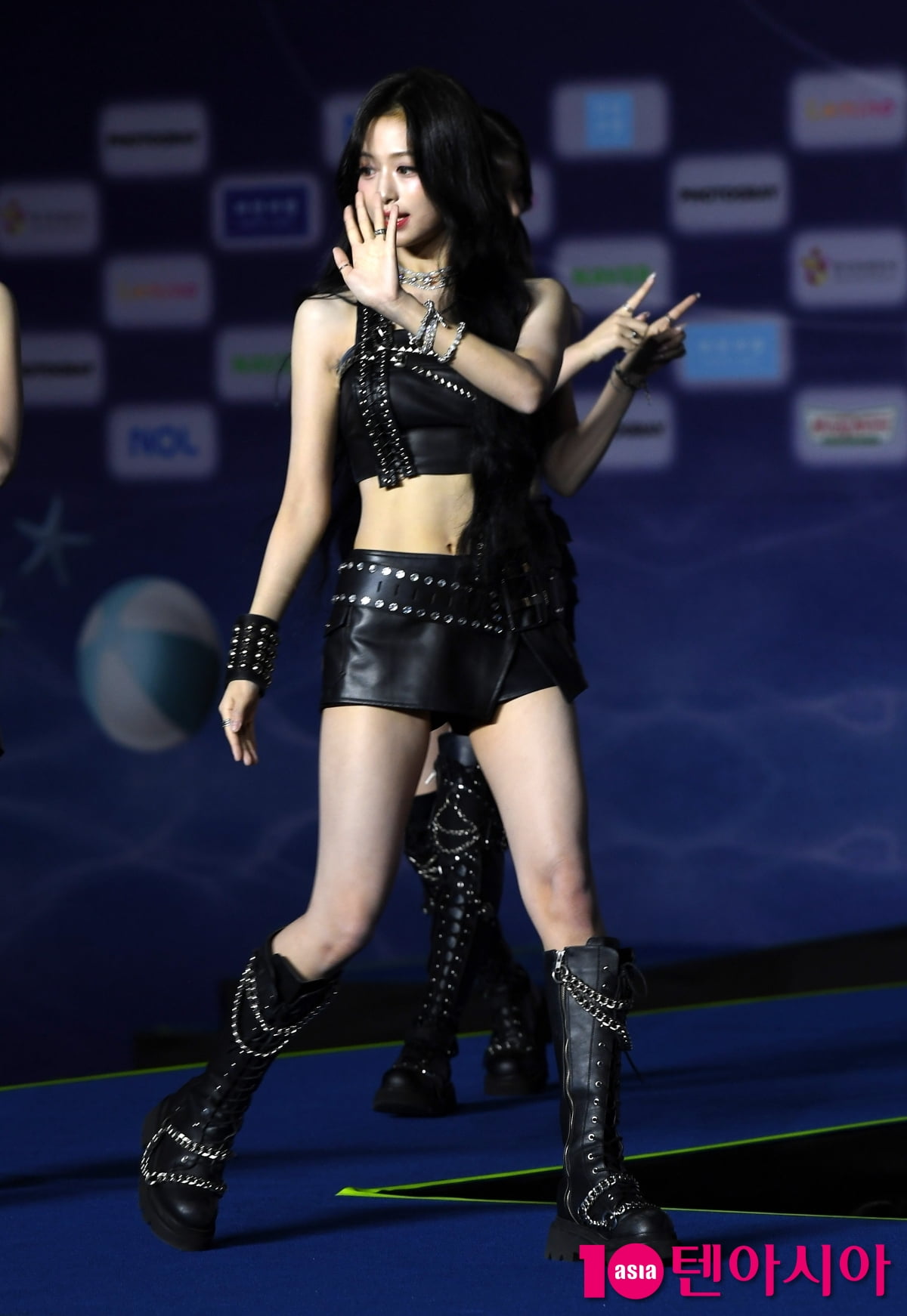 BABYMONSTER's Ahyeon Shines on the Blue Carpet at '2025 SBS Gayo Daejeon Summer'