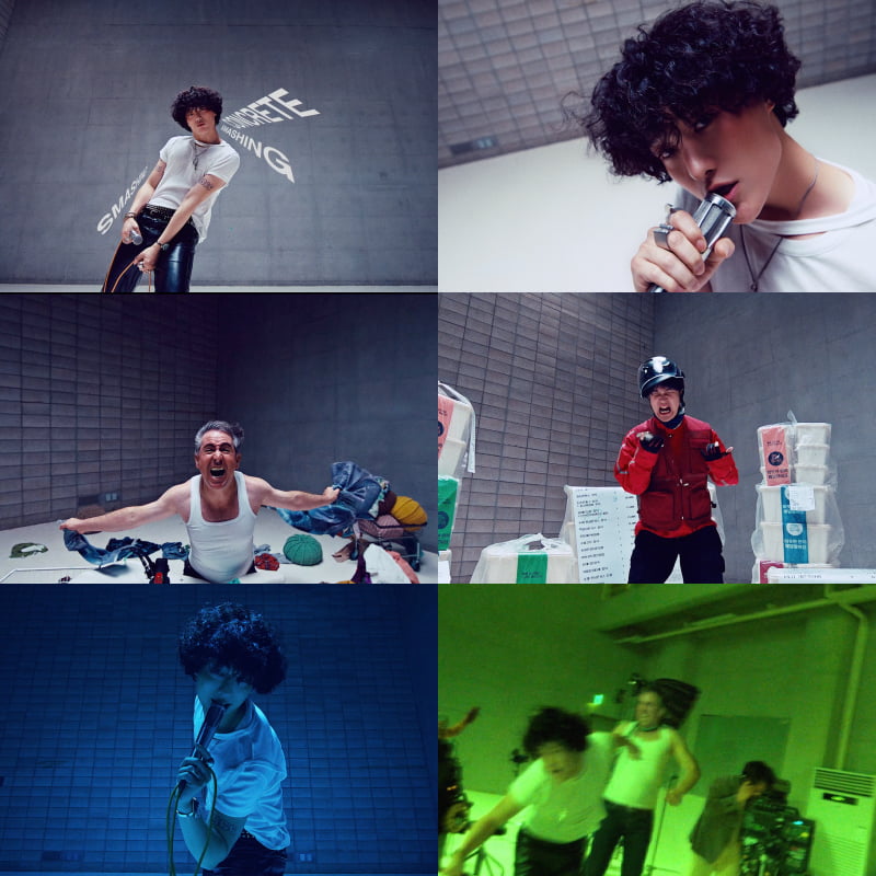 WOODZ Unveils Captivating 'Smashing Concrete' Visualizer Video