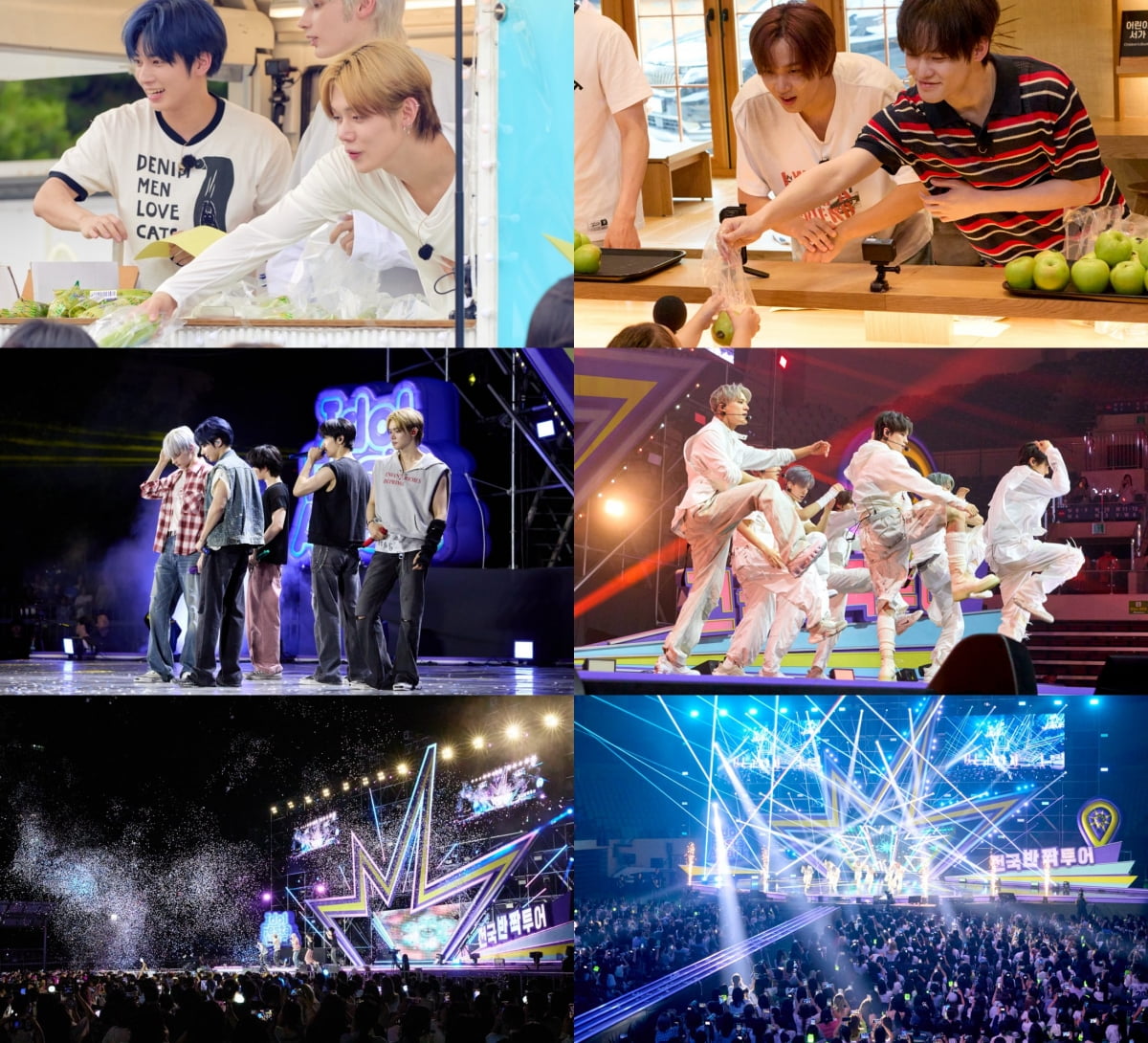 Mnet's 'Nationwide Sparkling Tour' Unveils Exclusive Stills Featuring TXT and NCT DREAM