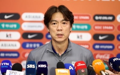 동아시안컵 경기 앞둔 홍명보 감독 "수비진 평가할 좋은 기회"