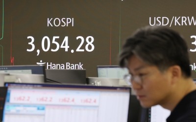 코스피, 차익 실현 매물에 2% 급락…3050선까지 후퇴