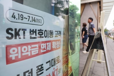 SK텔레콤 주가 약세…"'해킹 사고' 영향에 실적 우려"