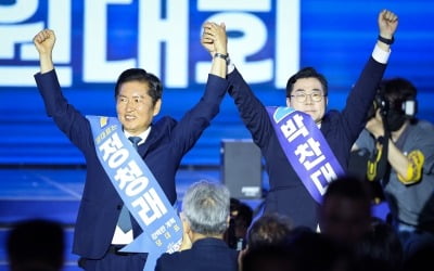 정청래 "개혁은 전광석화처럼"…박찬대 "진짜 원팀 만들 것"