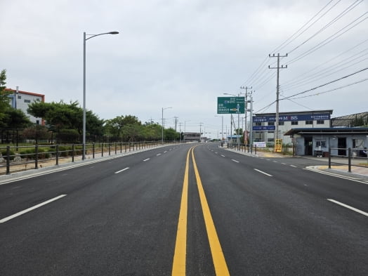 오는 4일 오전 9시 경북 김천 대광동~감문면 태촌리를 잇는 8.2km 길이의 경북 김천 국도 59호선 구간이 개통한다. 국토부 제공