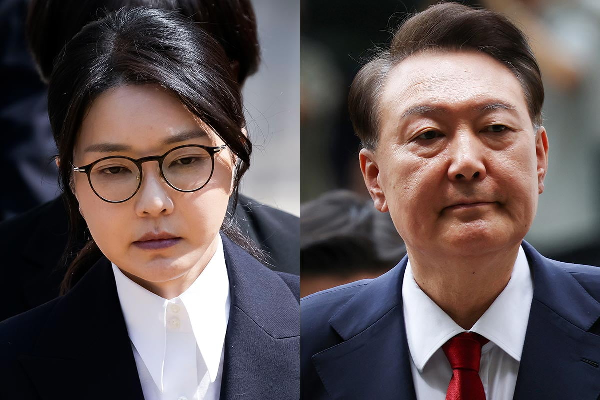 김건희, '사상 초유' 尹과 동시구속…법원 "증거 인멸 염려"