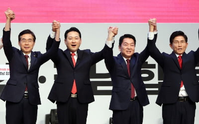 김건희 구속…野 당권 주자들 "이재명 정치 보복" vs "사필귀정"