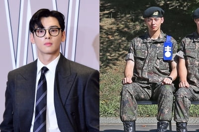 드라마 촬영 현장인 줄…차은우 '포착'